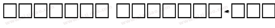 calypso regular字体转换